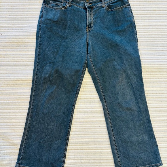 Venezia Blue Straight Leg Jeans Classic Style, Size 16P - Picture 1 of 8